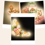 Free Gingerbread Candy Cottage Christmas – 3 Printable Scrapbook Paper Samples preview