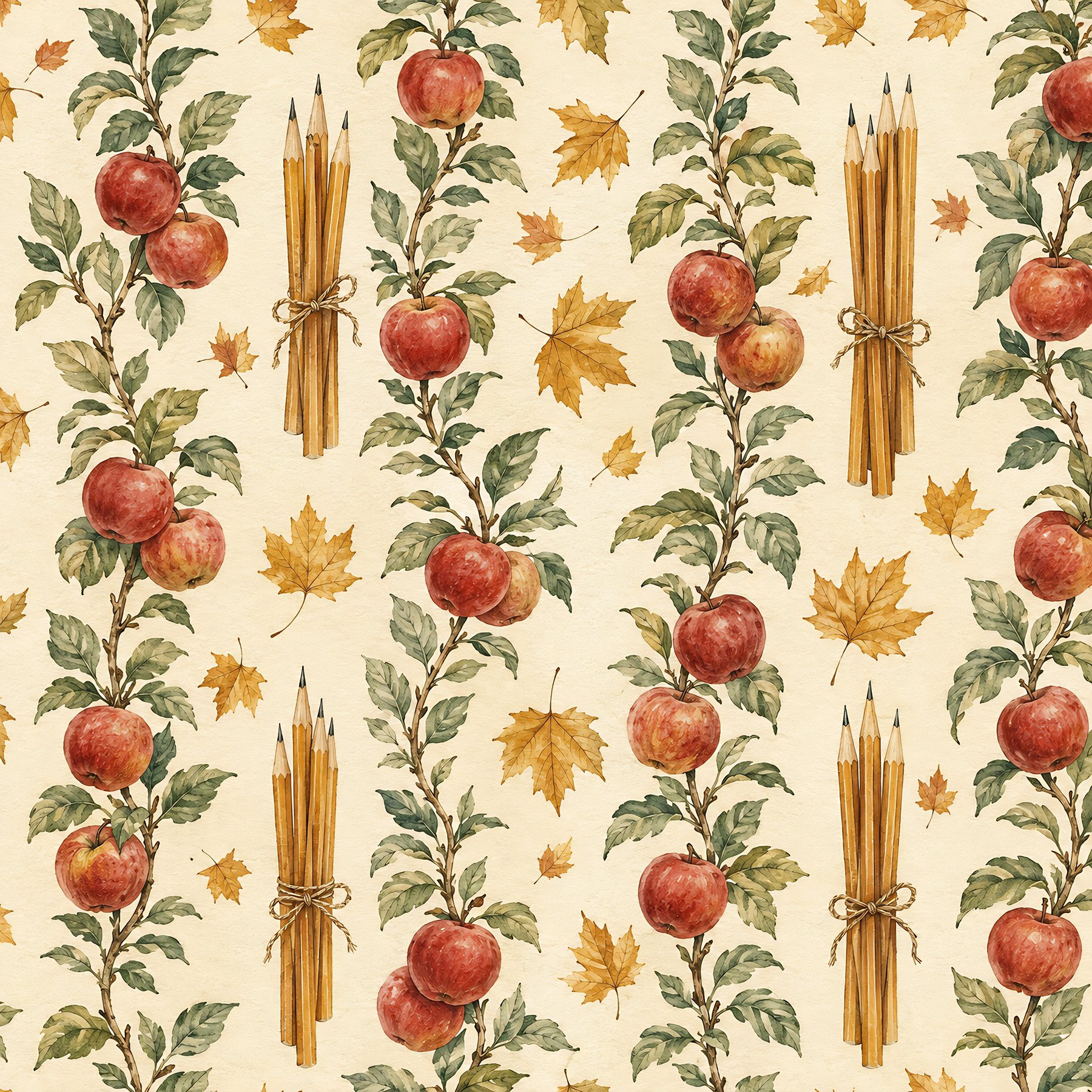 September Harvest Study Undated Bullet Journal and Digital Paper Bundle preview 2