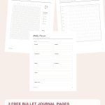 Free Year in Pixels Bullet Journal Pages – 3 US Letter Samples preview