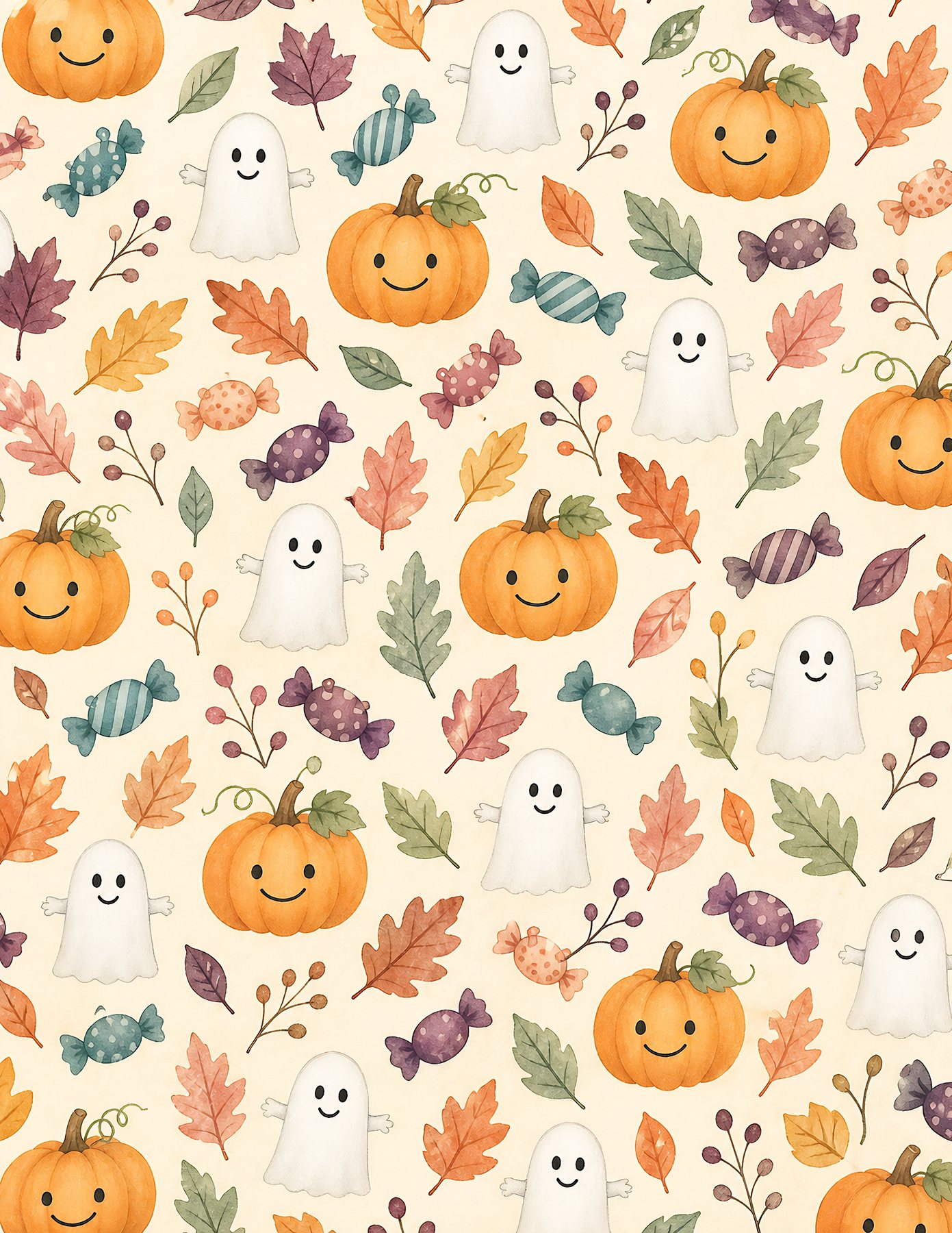 Sweet Spooky Halloween Digital Paper