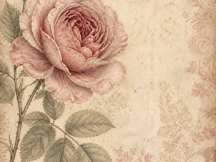 Rosewood Heirloom Vintage Rose Digital