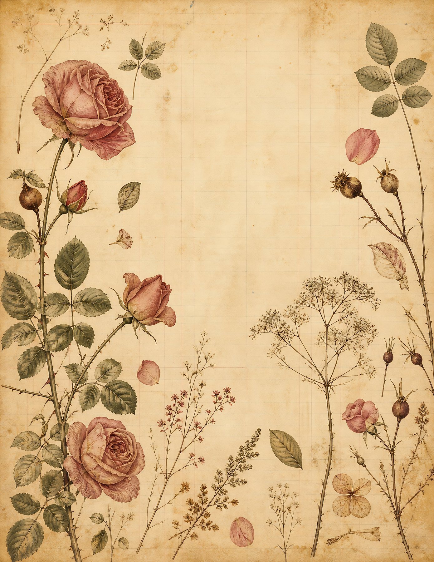 Rosewood Heirloom Vintage Rose Digital preview 4