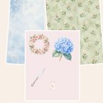Free Elegant Wedding Floral Keepsake 30 – 3 Printable Scrapbook Paper Samples preview
