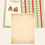 Free Gingerbread Christmas Digital Paper Png – 3 Printable Scrapbook Paper Samples preview