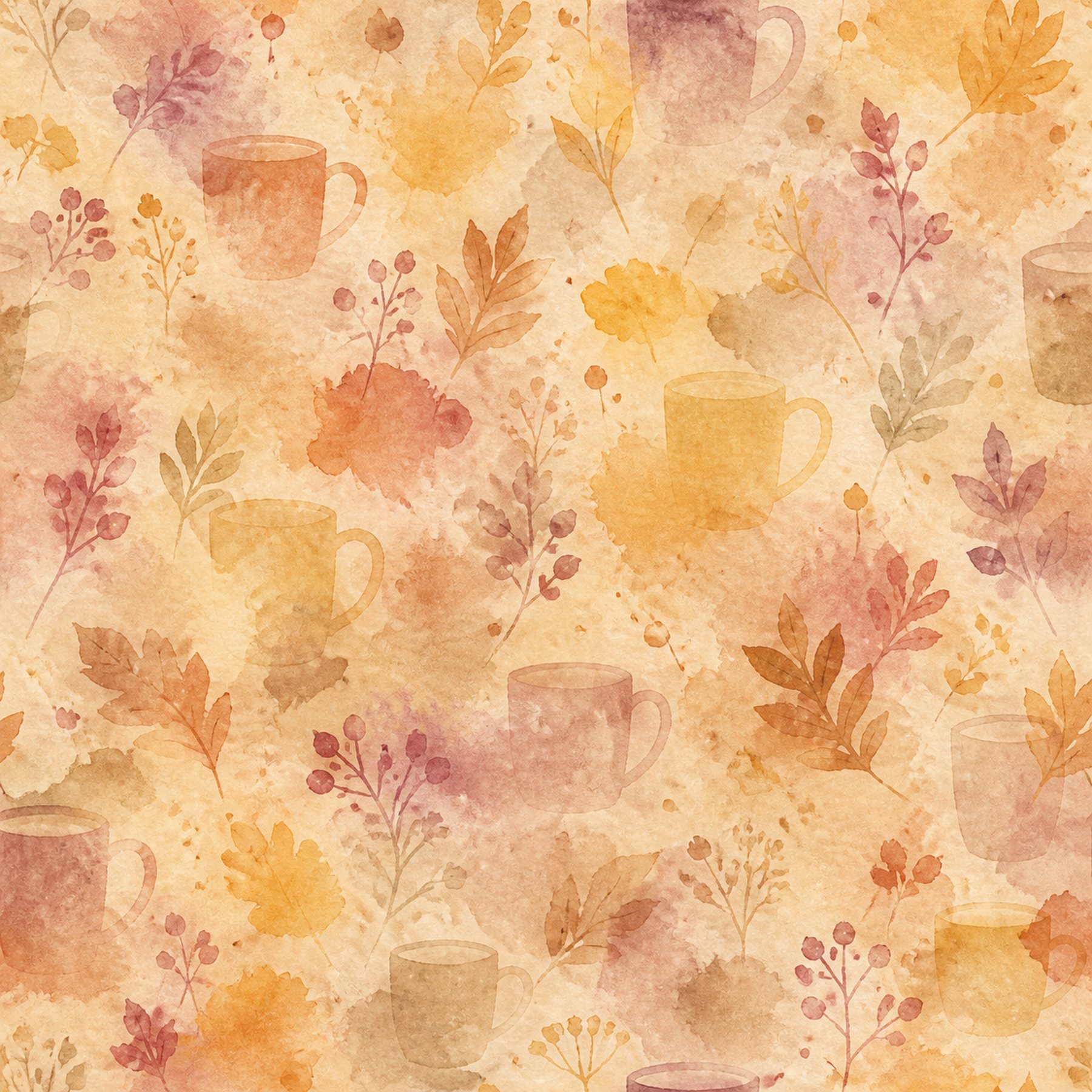 Autumn Harvest Ghosted Digital Paper Mega Bundle, 200 Fall Papers, 12×12 Letter A4 JPG, Scrapbook Backgrounds preview 5