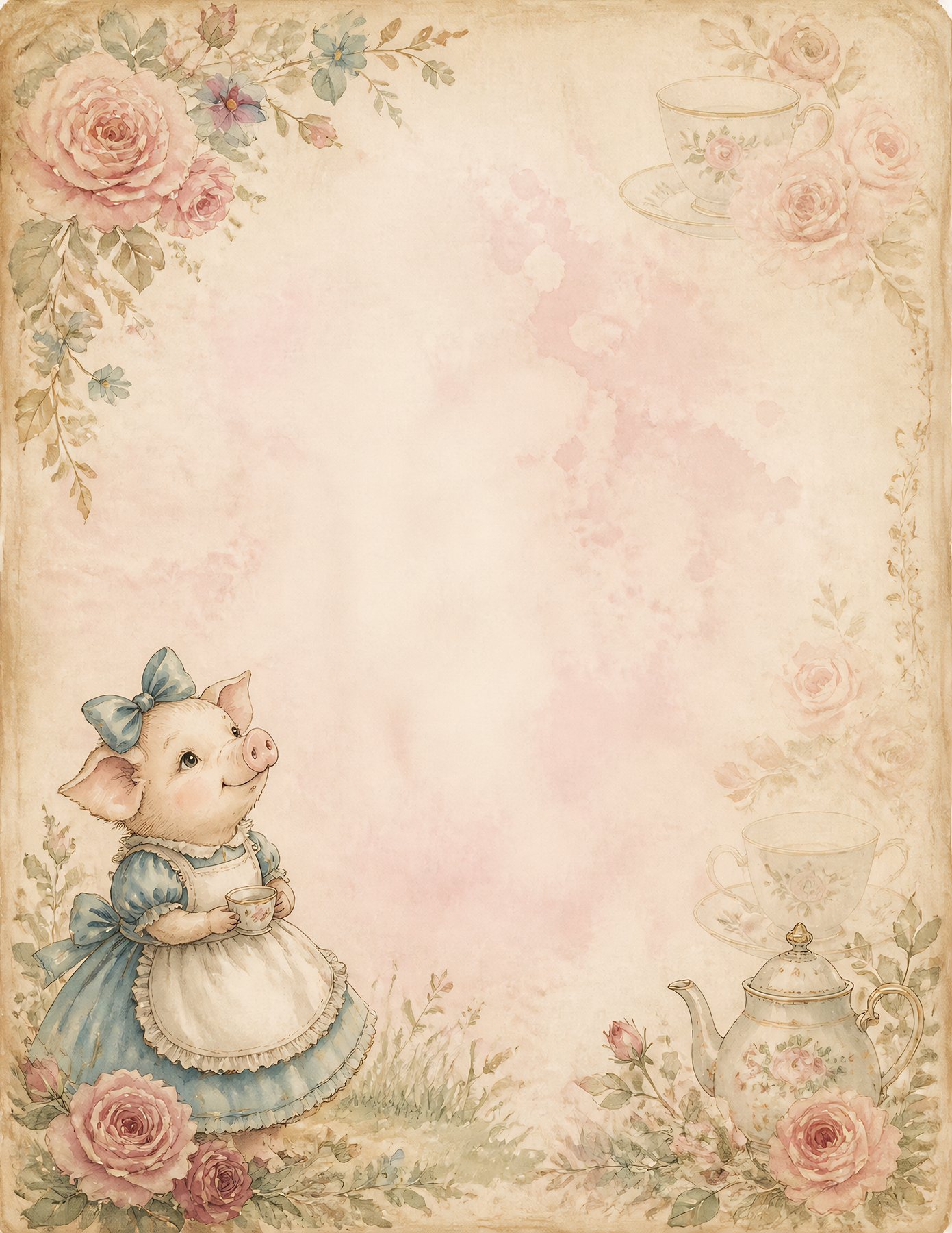 Alice Little Pig Wonderland Garden