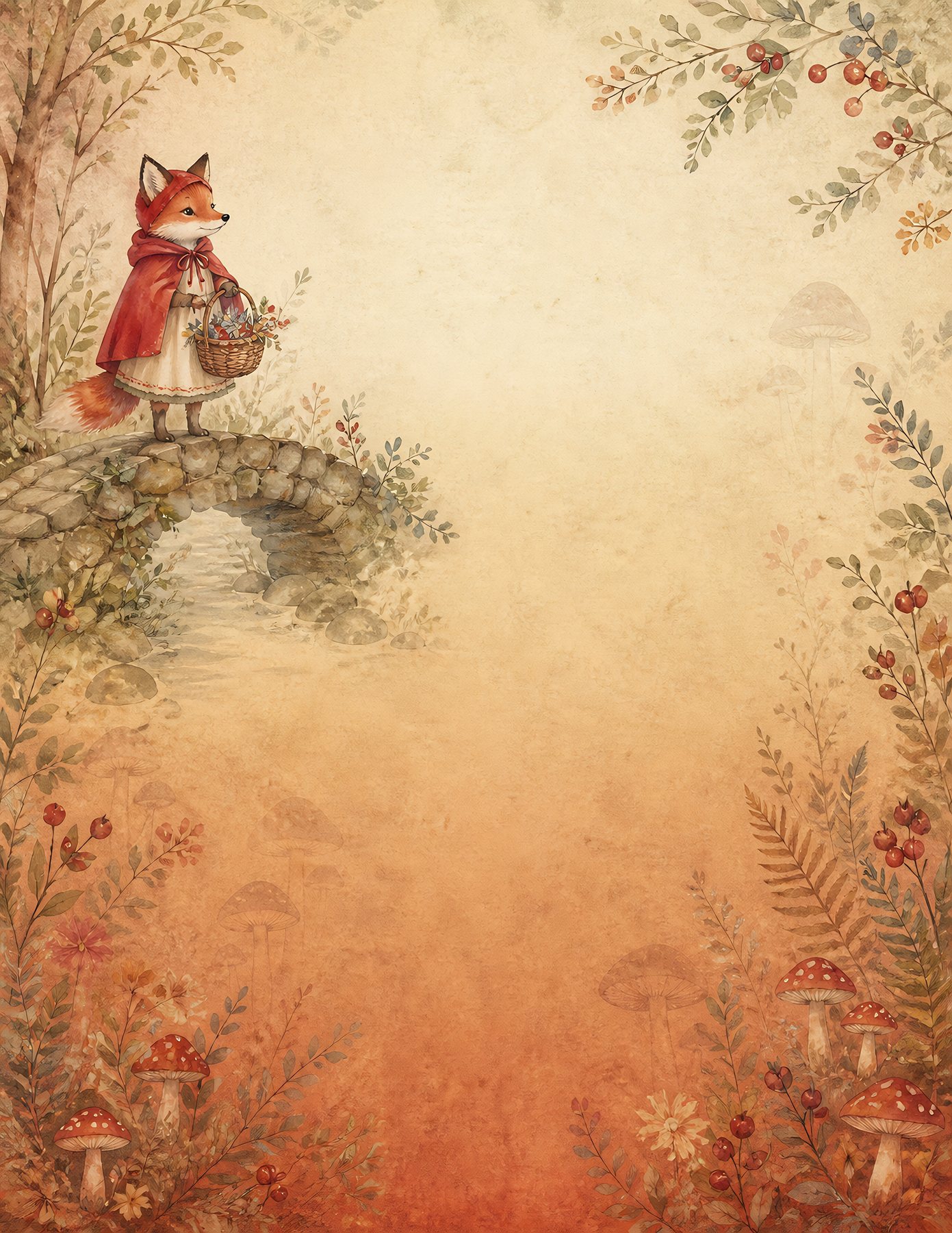 Little Red Riding Fox Woodland preview 2