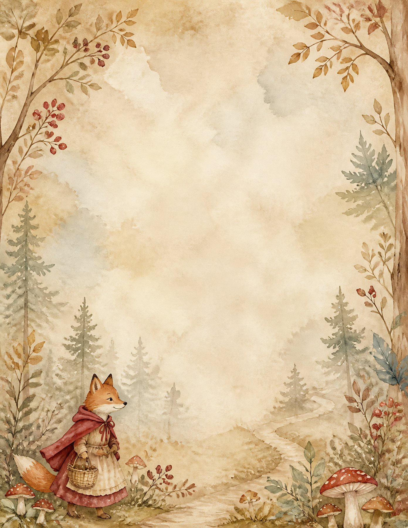 Little Red Riding Fox Woodland preview 5