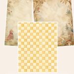 Free Little Red Riding Fox Woodland – 3 Printable Scrapbook Paper Samples preview