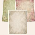 Free Alice Hedgehog Wonderland Digital Papers – 3 Printable Scrapbook Paper Samples preview