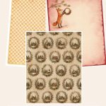 Free Woodland Christmas Memories – 3 Printable Scrapbook Paper Samples preview