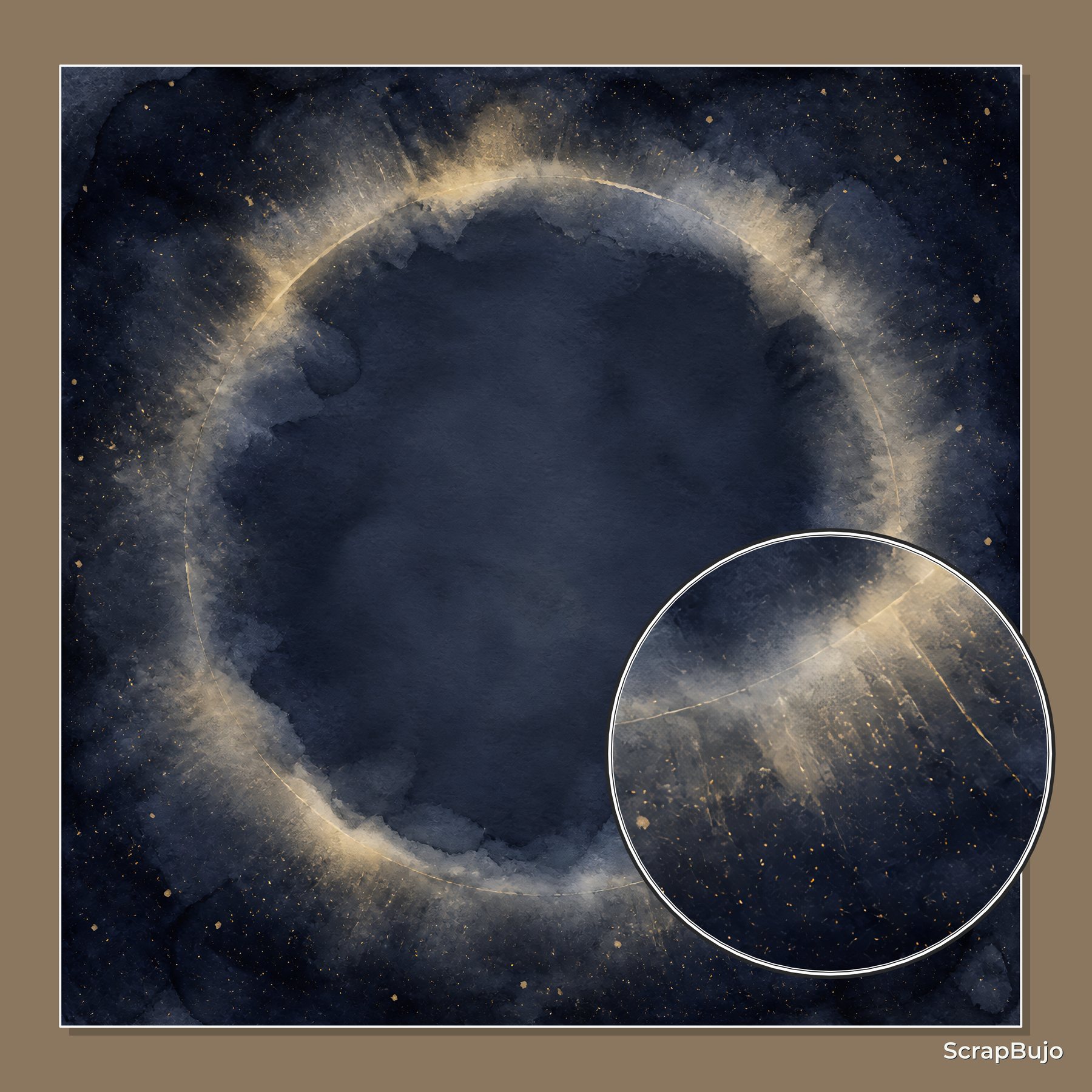 Solar Eclipse Scrapbook Paper Pack 40 preview 5