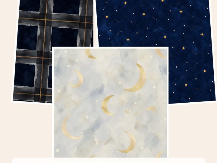 Free Solar Eclipse Scrapbook Paper Pack 40 – 3 Printable Scrapbook Paper Samples