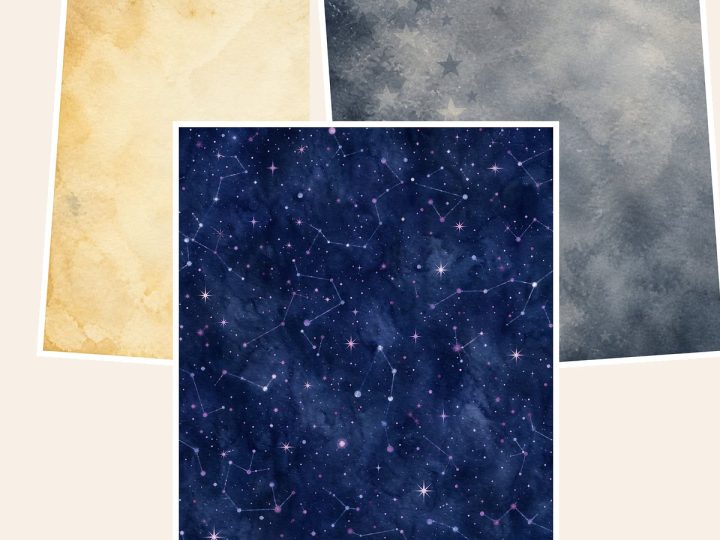 Free Eclipse Observatory Field Notes Letter – 3 Printable Scrapbook Paper Samples