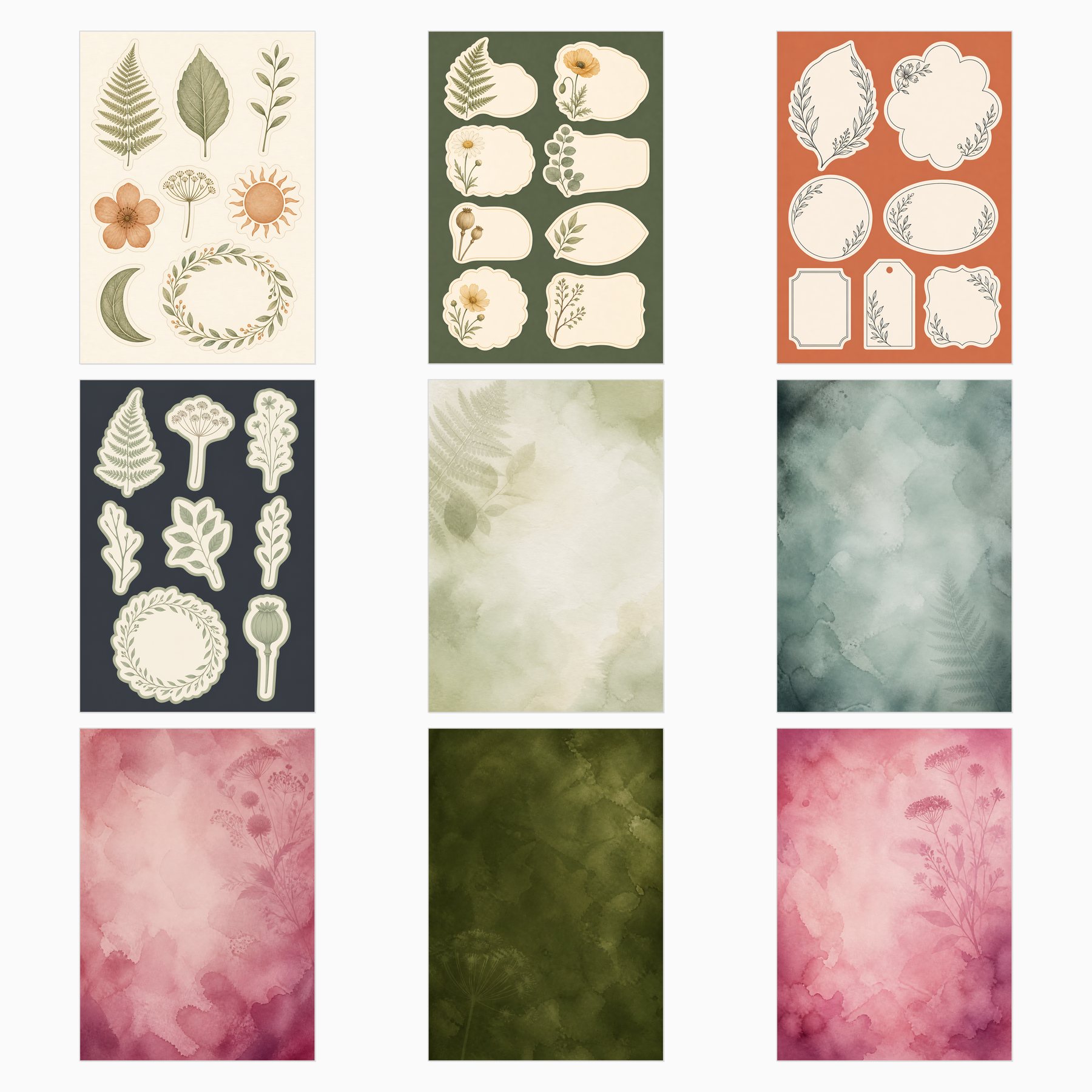Eclipse Botanical Shadow Herbarium A4 preview 2