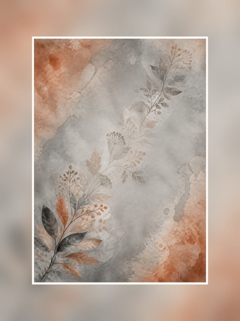 Eclipse Botanical Shadow Herbarium A4 poster portrait