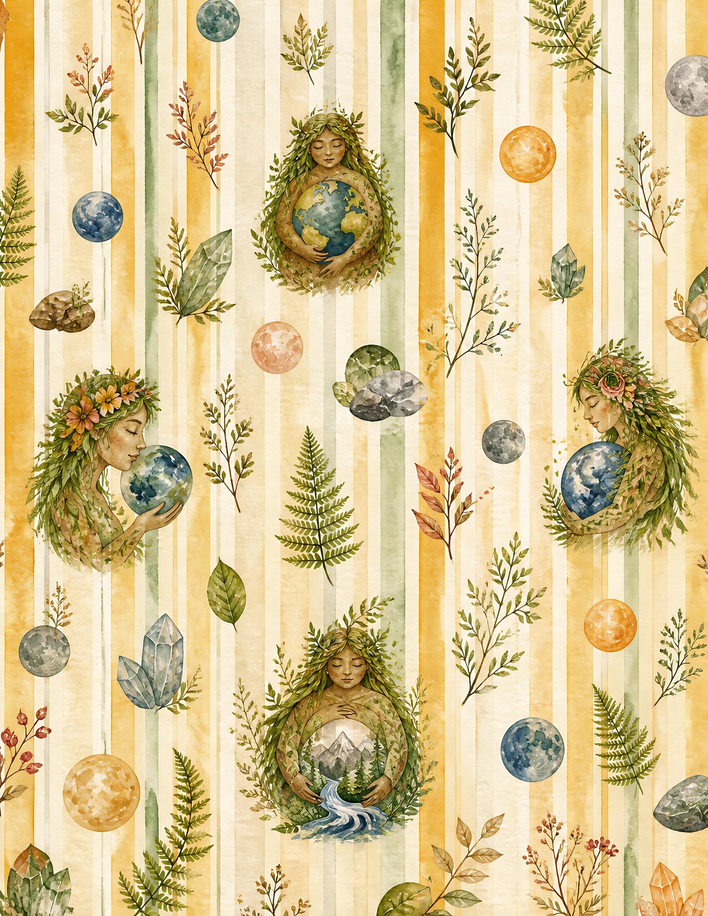 Gaia: Earth Mother Digital Papers preview 2
