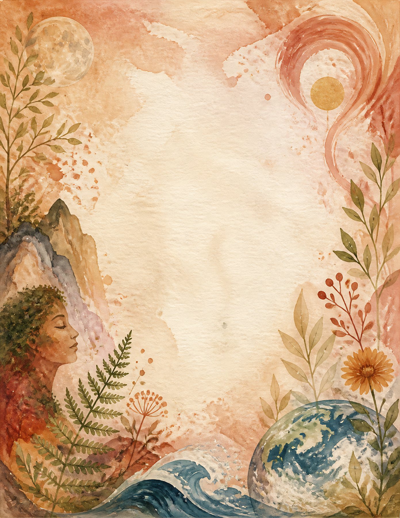Gaia: Earth Mother Digital Papers preview 4