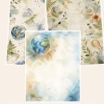 Free Gaia: Earth Mother Digital Papers – 3 Printable Scrapbook Paper Samples preview