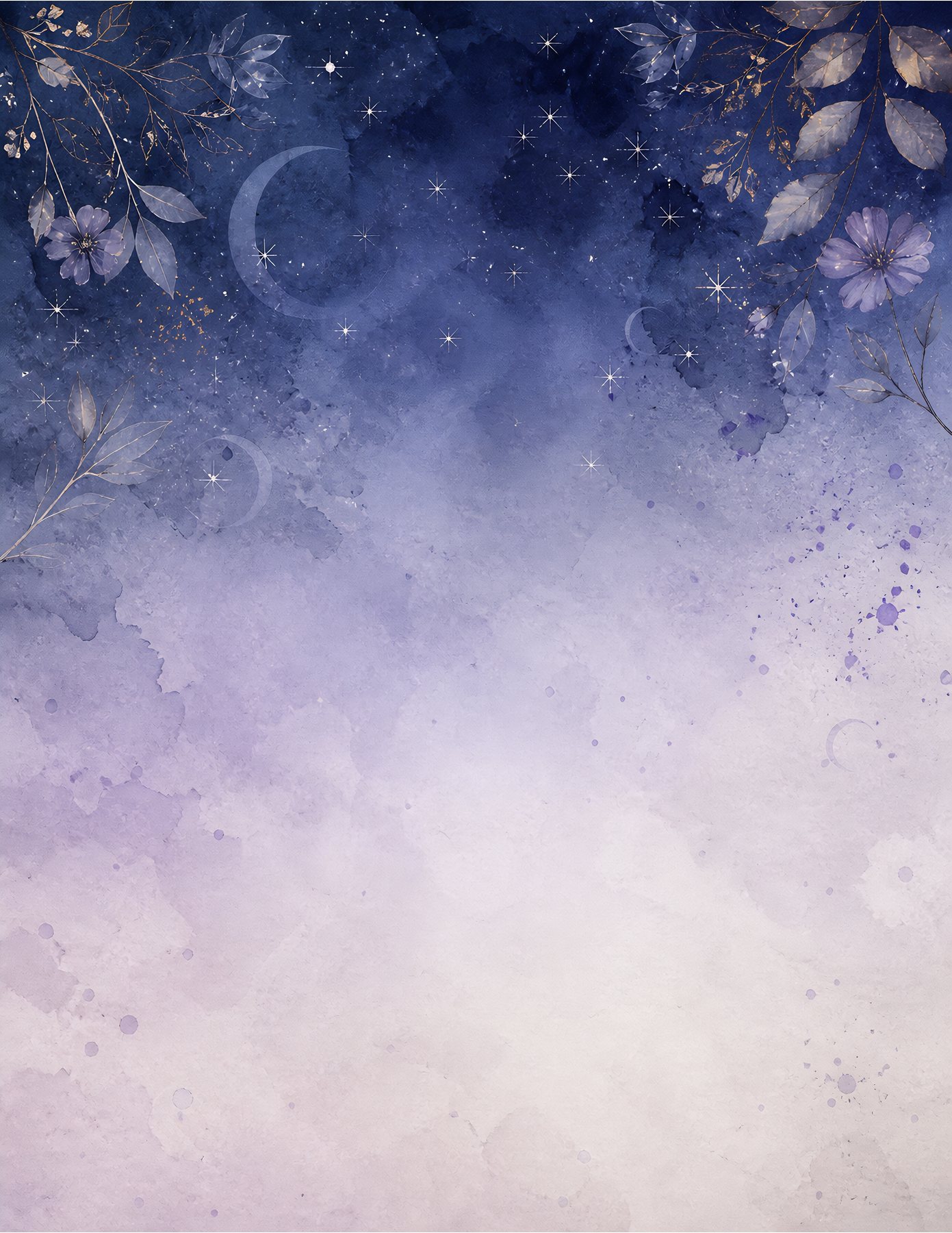 Celestial Botanica | Moon, Stars & Apothecary Digital Papers preview 2