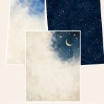 Free Celestial Botanica | Moon, Stars & Apothecary Digital Papers – 3 Printable Scrapbook Paper Samples preview