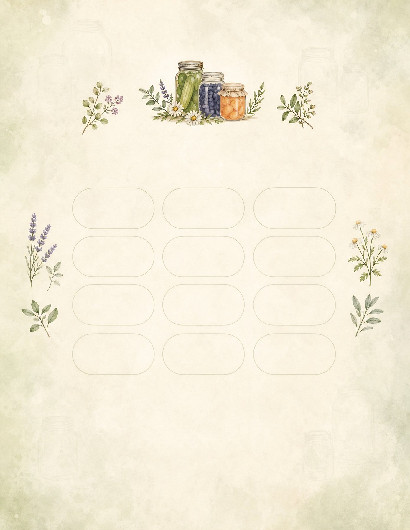 Homestead Canning And Preserving Journal