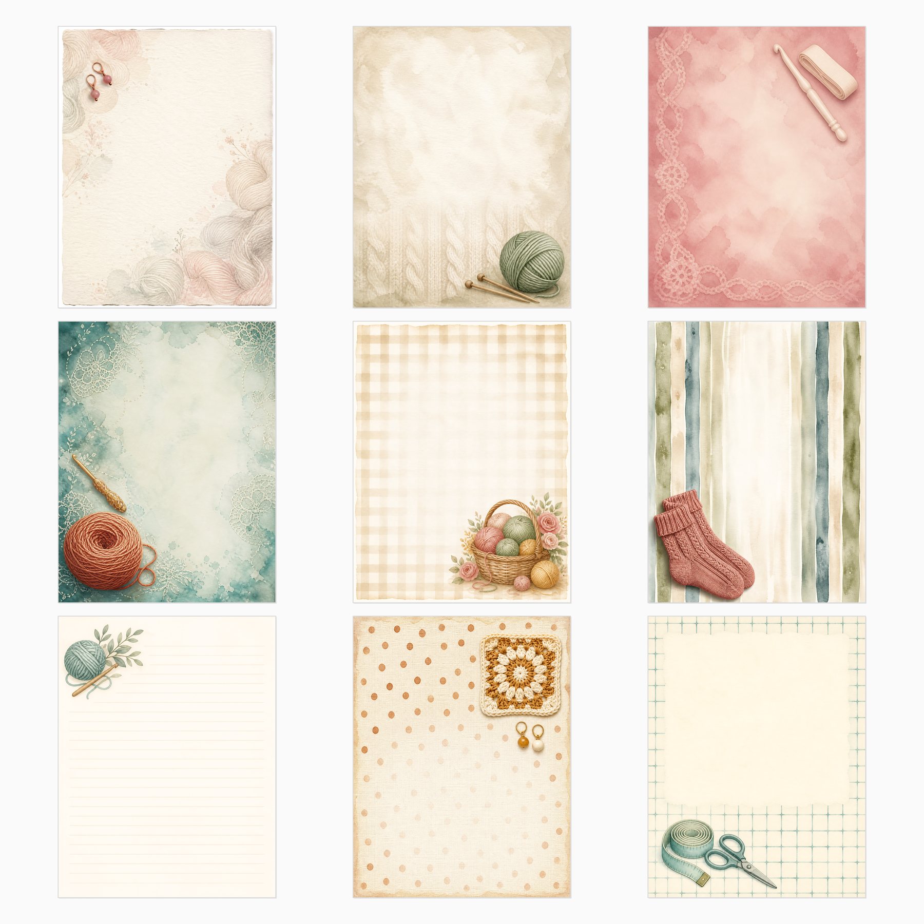 Cozy Crochet & Knitting Project Journal preview 2