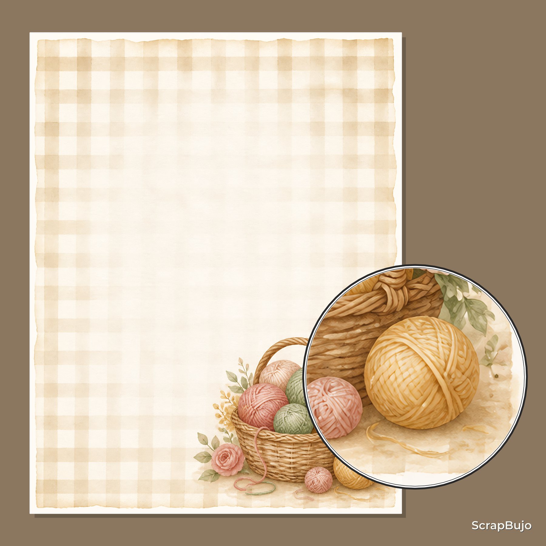 Cozy Crochet & Knitting Project Journal preview 6