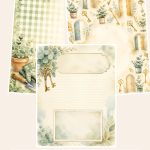 Free Retirement Memories & New Adventures – 3 Printable Scrapbook Paper Samples preview