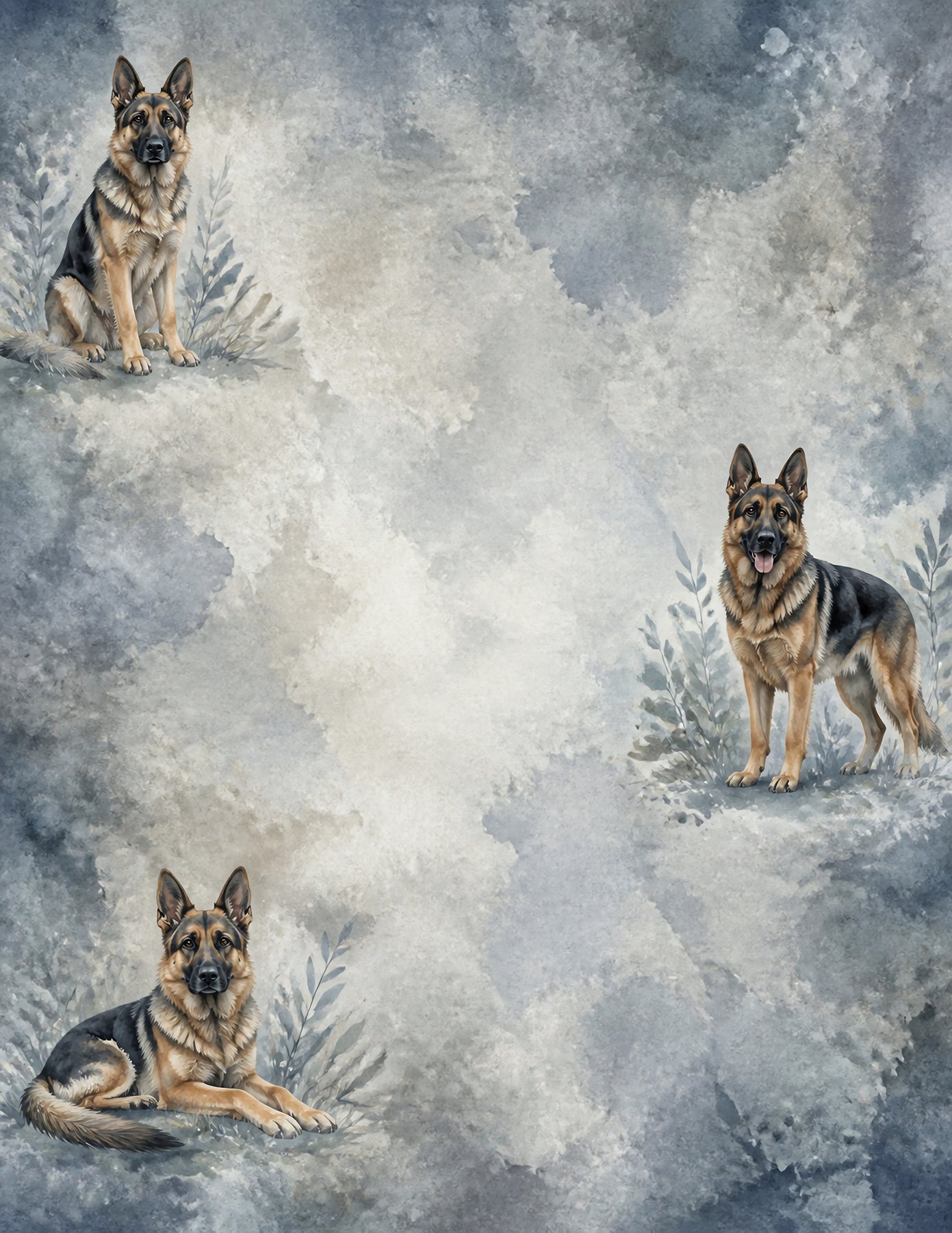 Top 10 Dog Breeds Digital Papers preview 4