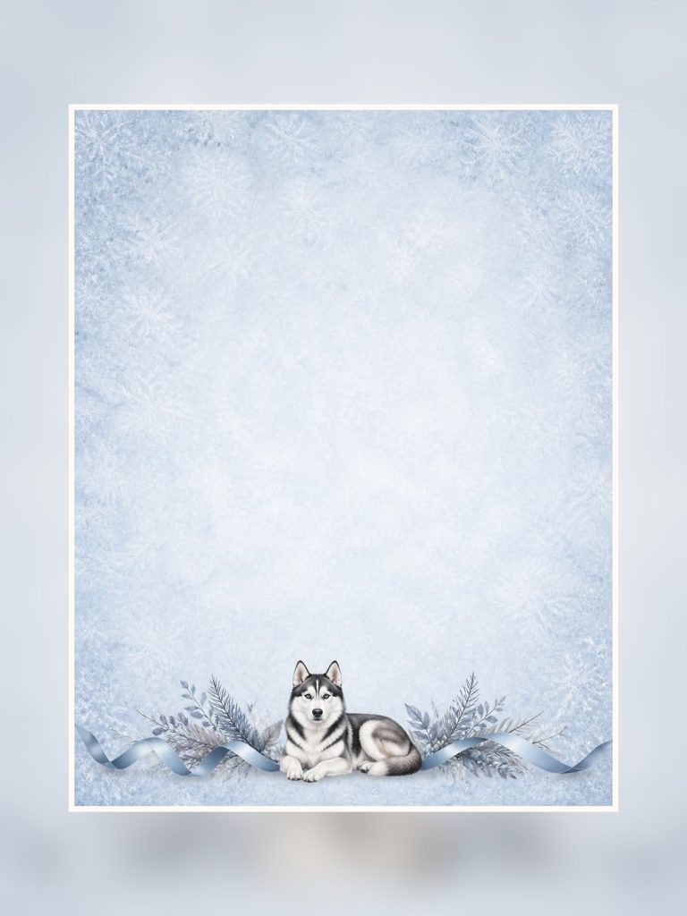 Top 10 Dog Breeds Digital Papers poster portrait