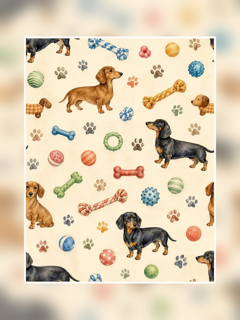 19 dachshund letter vertical 2026 poster portrait