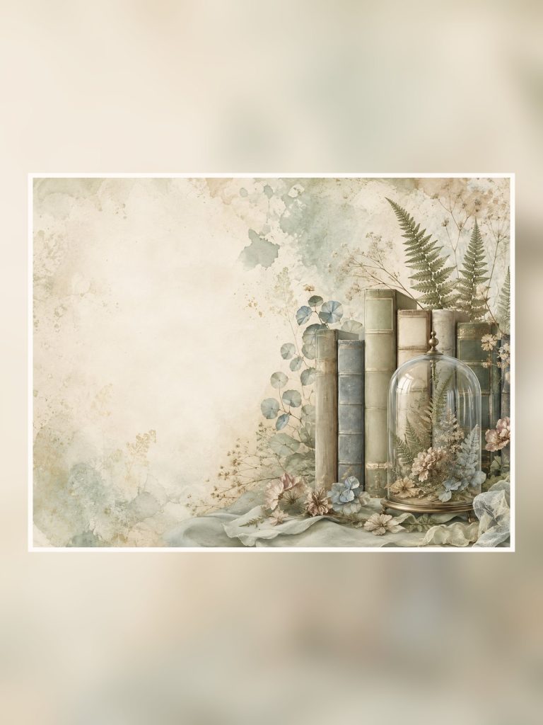Antique Sage Manor Botanical Mega Bundle poster portrait