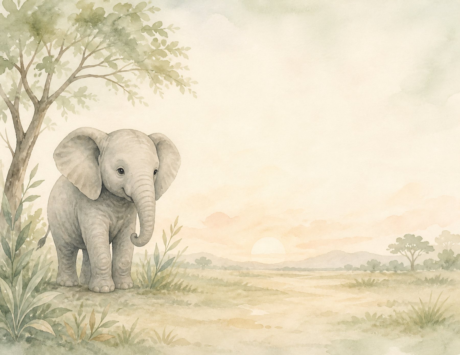 Tiny Safari Baby Memory Collection