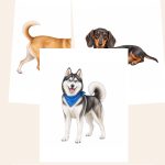Free Top 10 Dog Breeds Clipart PNG Bundle – 100 Transparent Watercolor Dogs – 3 Printable Clipart Samples preview
