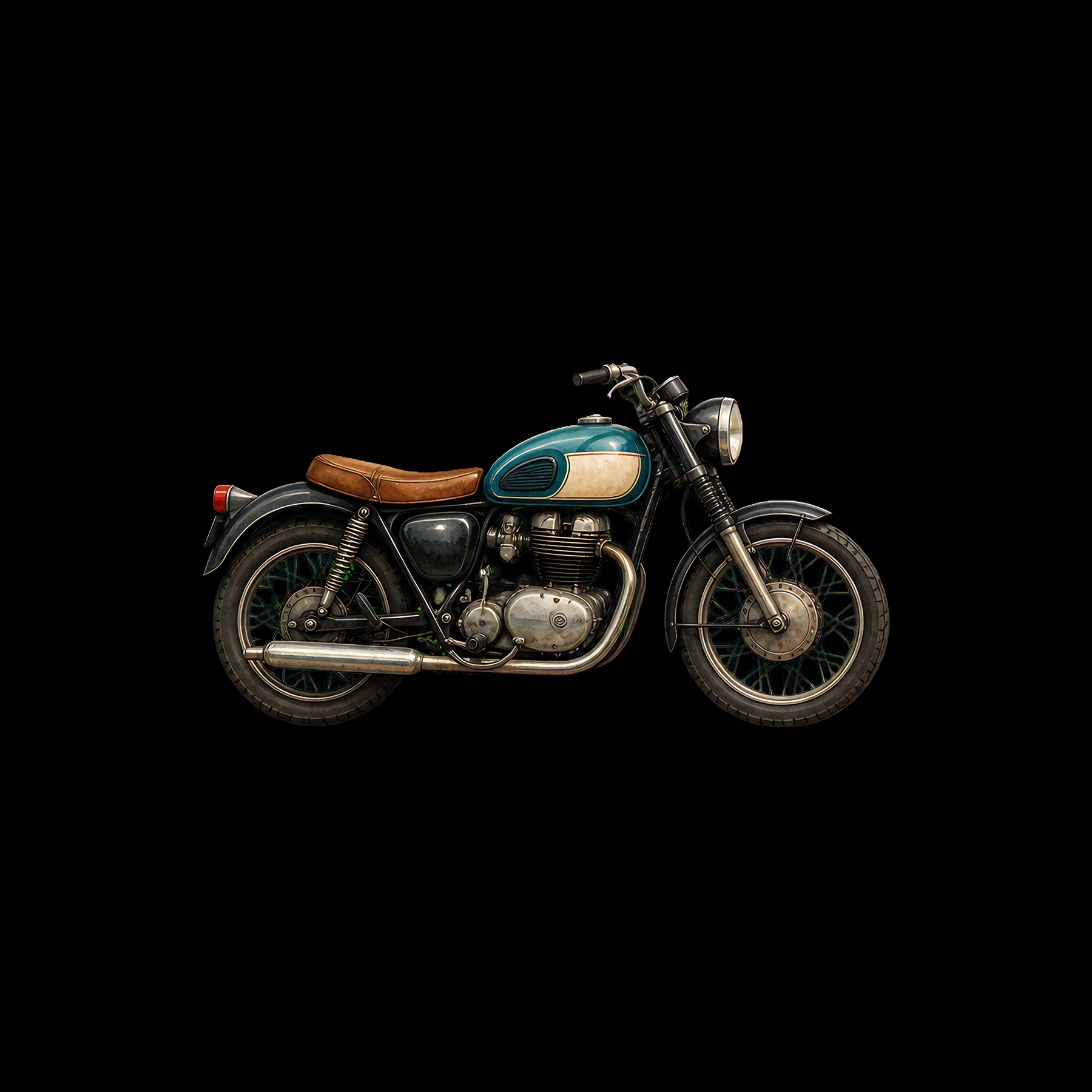 Open Road Garage Motorcycle Digital preview 2
