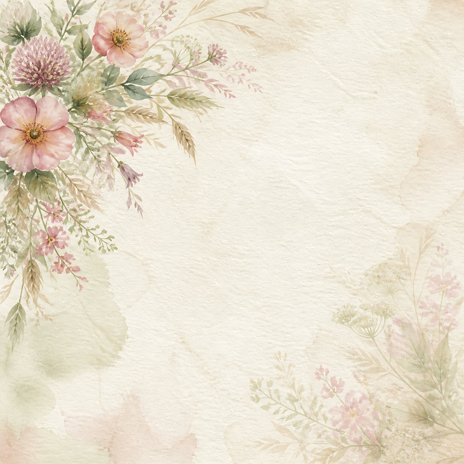Botanical Bride Guest Book Vow Journal