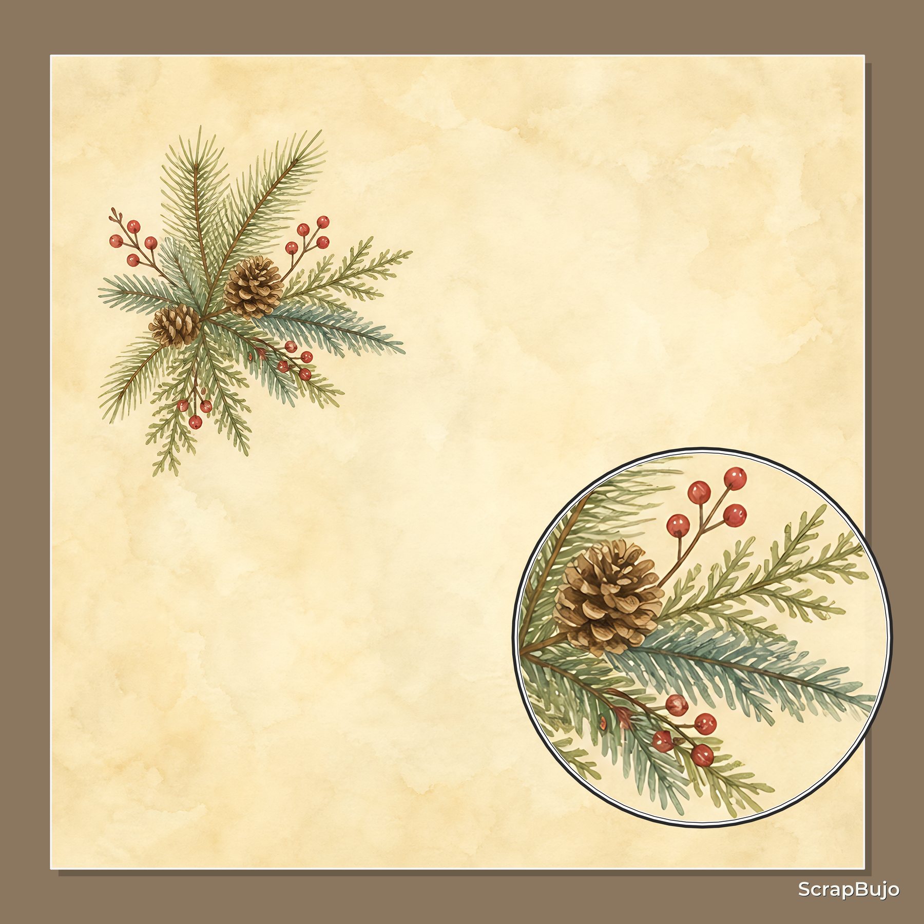 Christmas Family Recipe Journal — 12 Papers + 20 Printable Pages preview 5