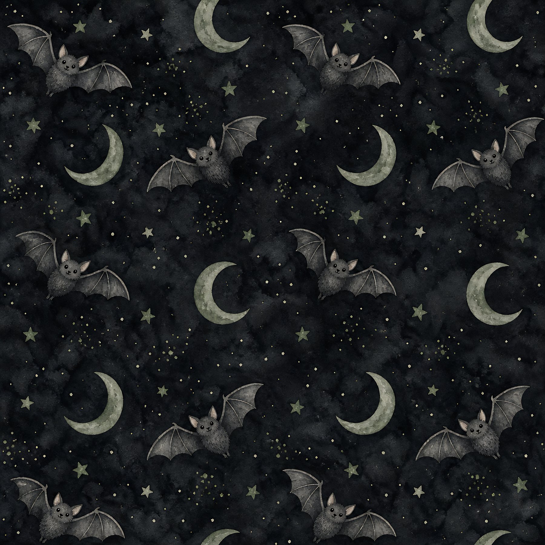 Spooky Santa Halloween Digital Paper preview 3