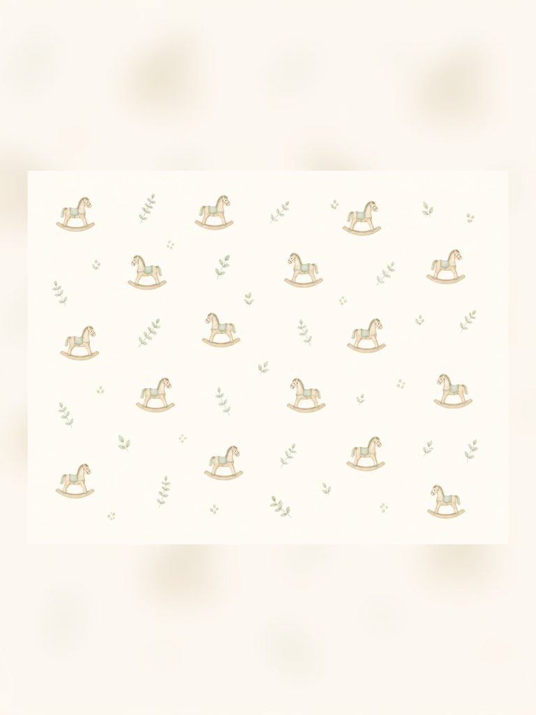 Baby Green Nursery US Letter Collection poster portrait
