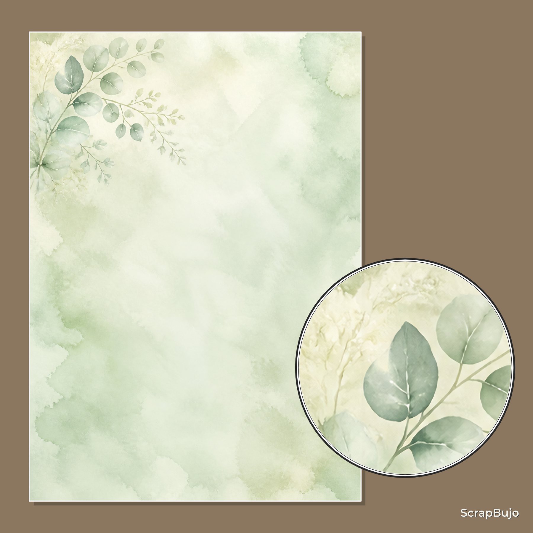 Baby Green Nursery A4 Adapted Collection preview 5