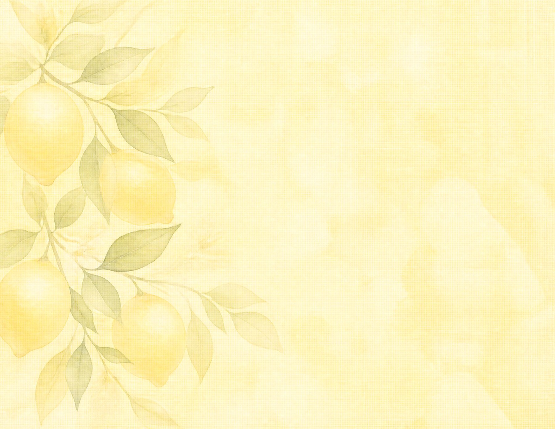 Watercolor Lemon US Letter Collection preview 4