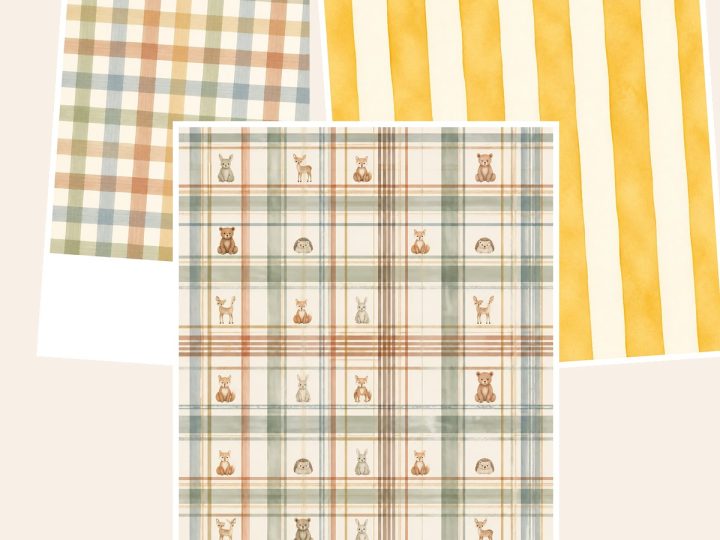 Free Woodland Baby Animals US Letter Collection – 3 US Letter Paper Samples