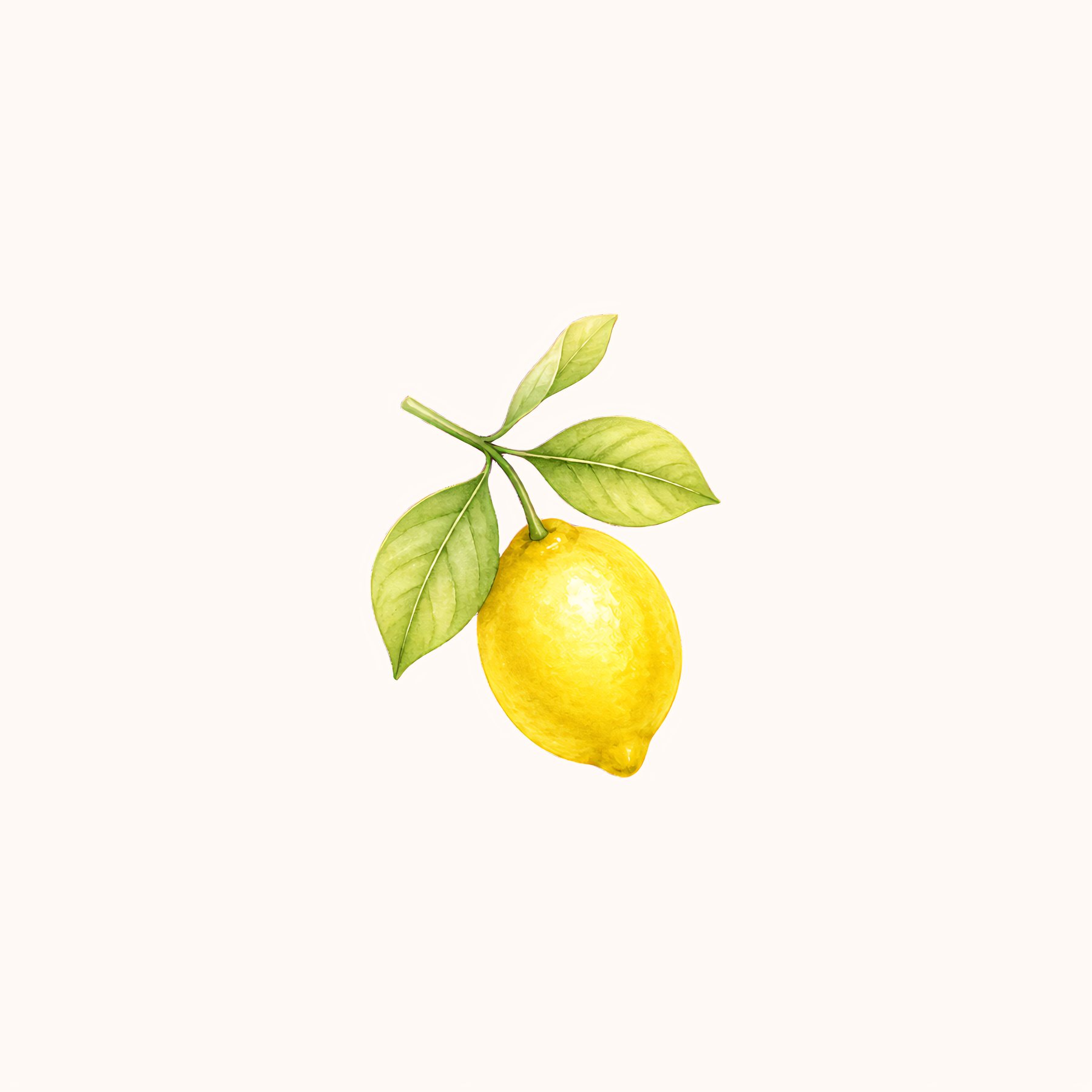 Watercolor Lemon A4 Adapted Collection