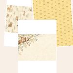Free Woodland Baby Animals A4 Adapted Collection – 3 Printable Scrapbook Paper Samples preview