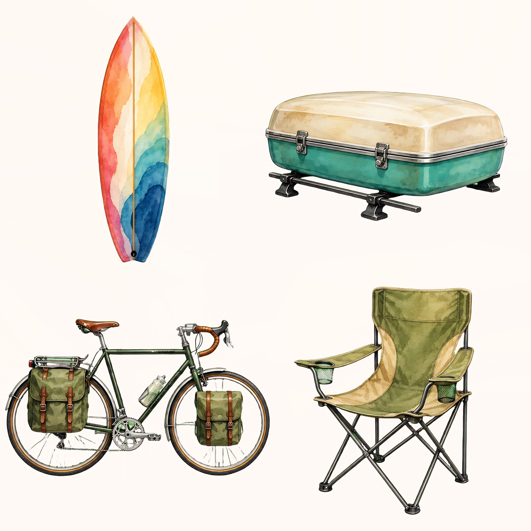 Vintage Camper Road Trip Digital preview 2