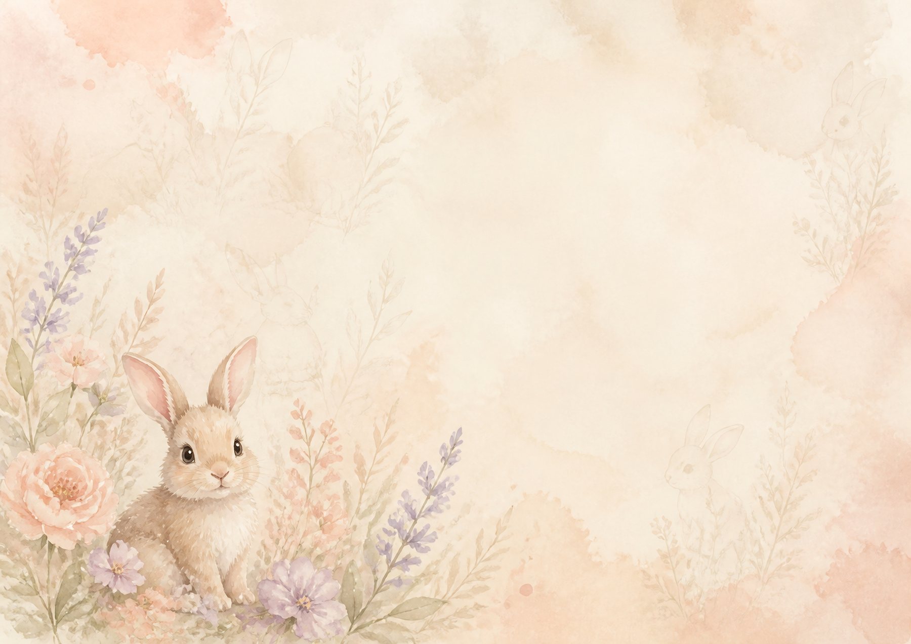 Baby Bunny A4 Digital Scrapbook Paper Collection preview 3