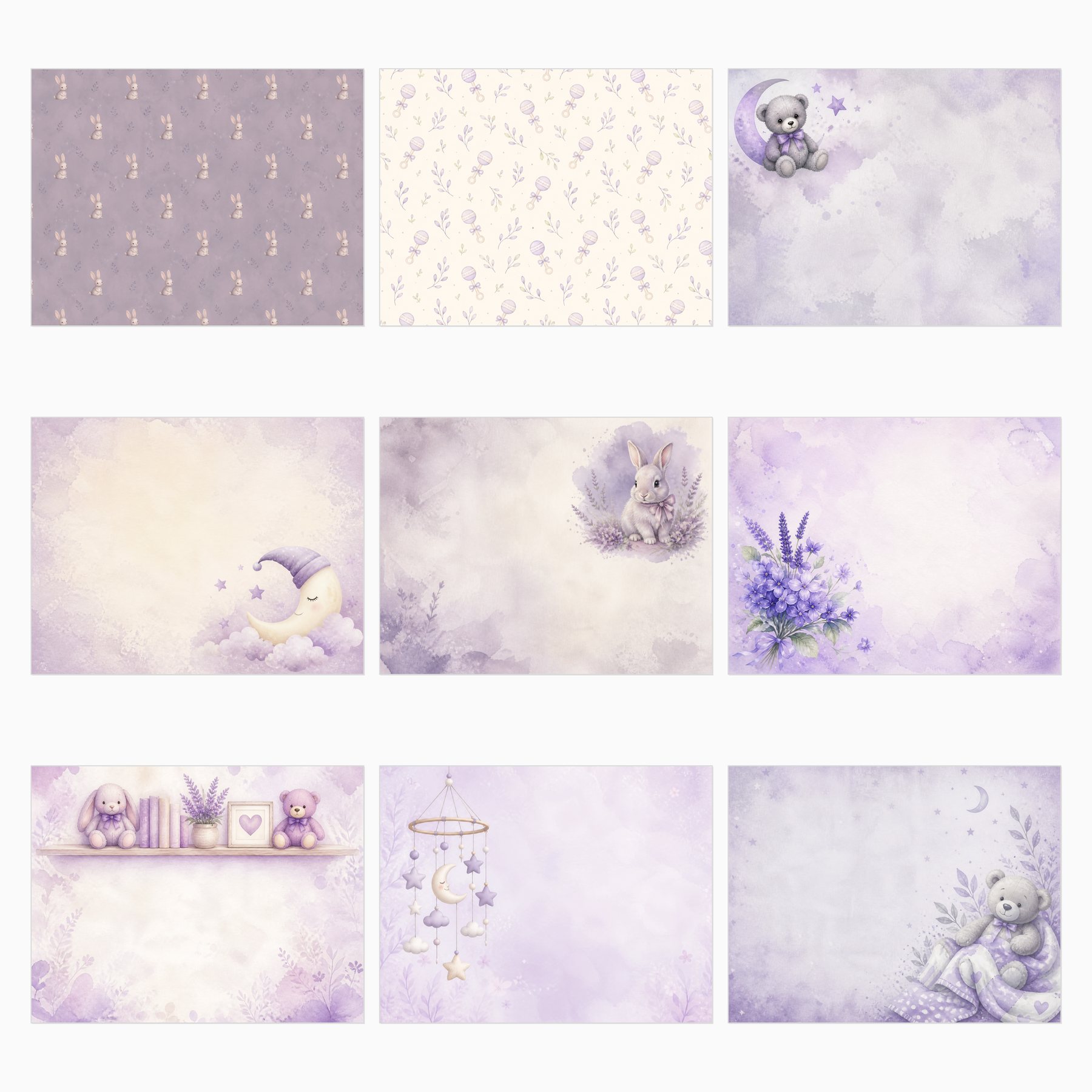 Baby Violet Nursery Us Letter Scrapbook preview 3