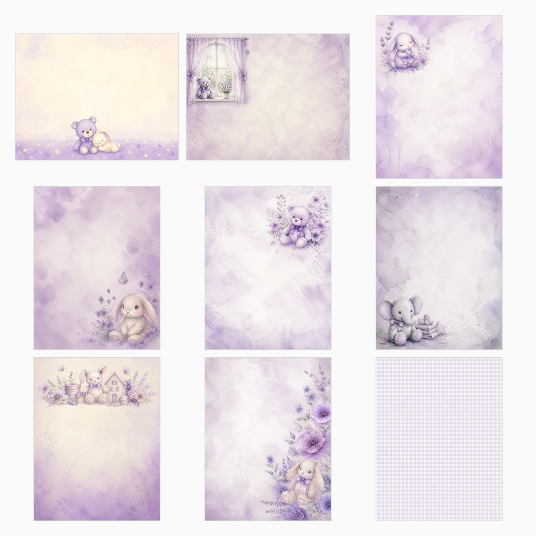 Baby Violet Nursery Us Letter Scrapbook preview 4
