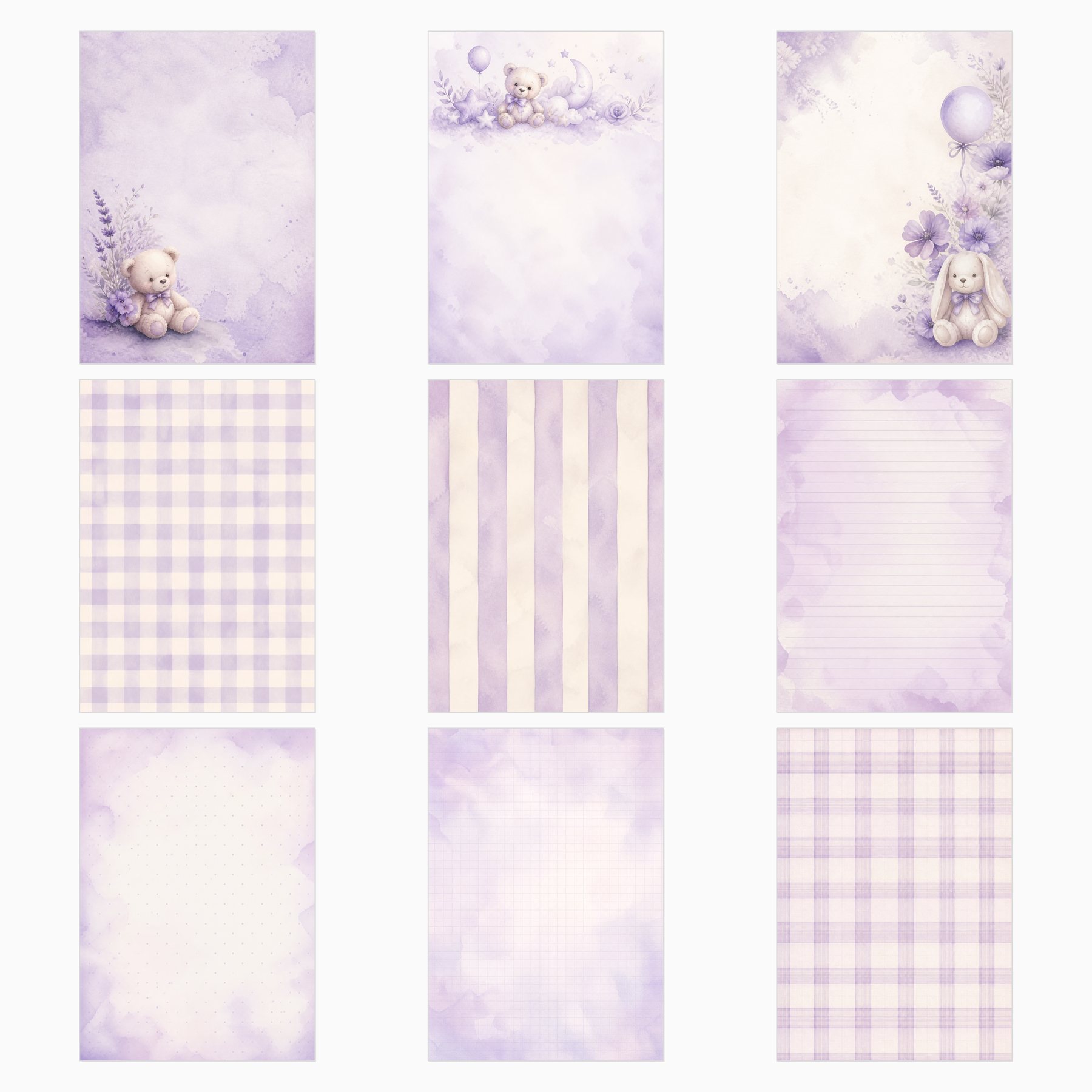 Baby Violet Nursery A4 Adapted Collection preview 4